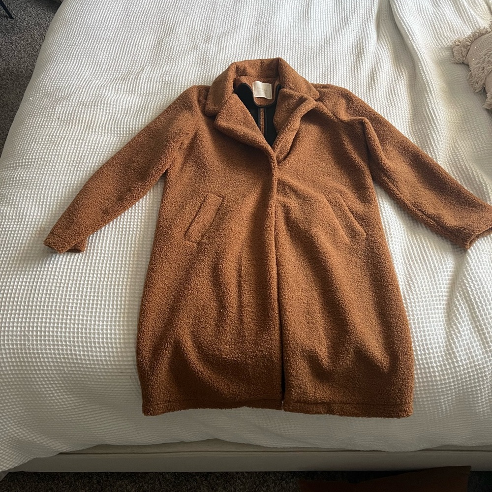 Never worn Altar’d State Teddy Coat Size Large